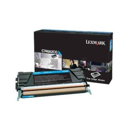 Toner LEXMARK C746/C748, błękitny, 7000 str., C746A3CG Lexmark
