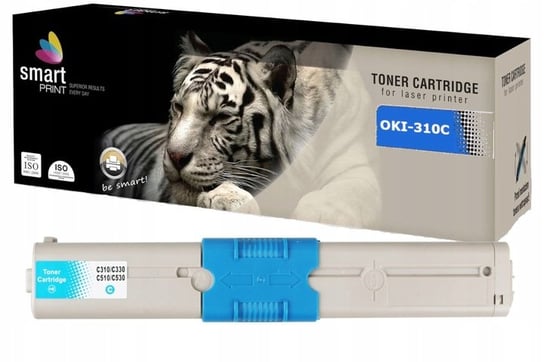 TONER SMART PRINT DO OKI MC351 MC561 C310 CYAN Inna marka