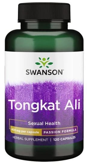 Tongkat Ali 400mg 120 Kapsułek Wzmocnienie Vitalności i Wytrzymałości Fizycznej Swanson Swanson Health Products