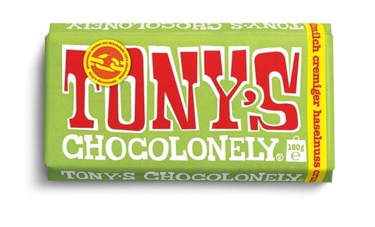 TONY'S Chocolate cremiger haselnuss 180g czekolada mleczna orzechowa Inna marka