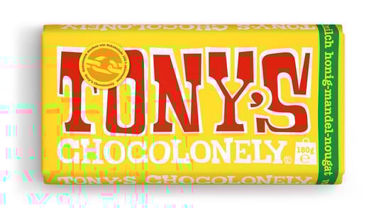 TONY'S Honig-Mandel-nougat czekolada 180g Lindt