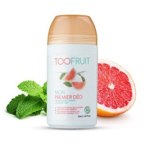 TooFruit, Dezodorant w kulce dla dzieci, Grejfrut/mięta, 50 ml TooFruit