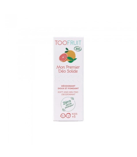 Toofruit, Dezodorant w sztyfcie dla dzieci Grejpfrut i mięta, 36 ml Toofruit