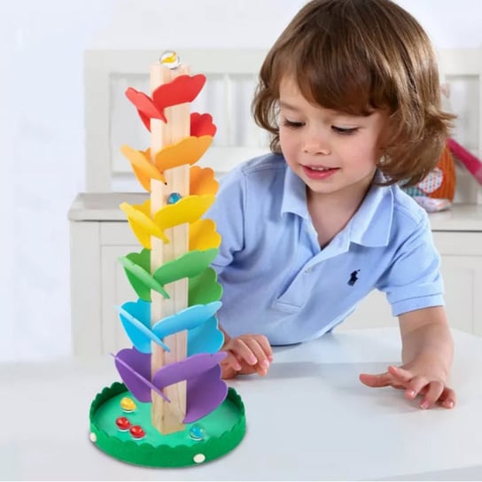 Tooky Toy Drewniany Kulodrom Wieża Wirująca Tooky Toy