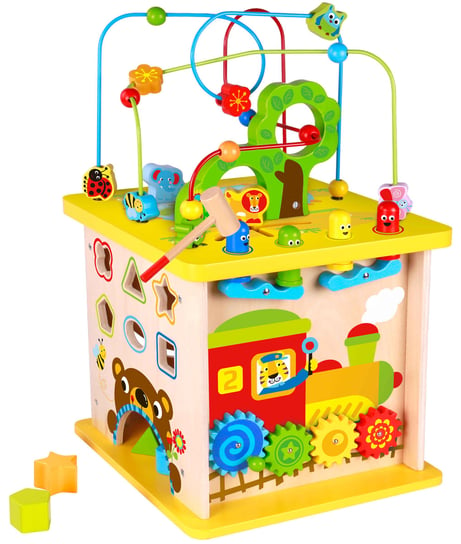 Tooky Toy, kostka edukacyjna Las Tooky Toy