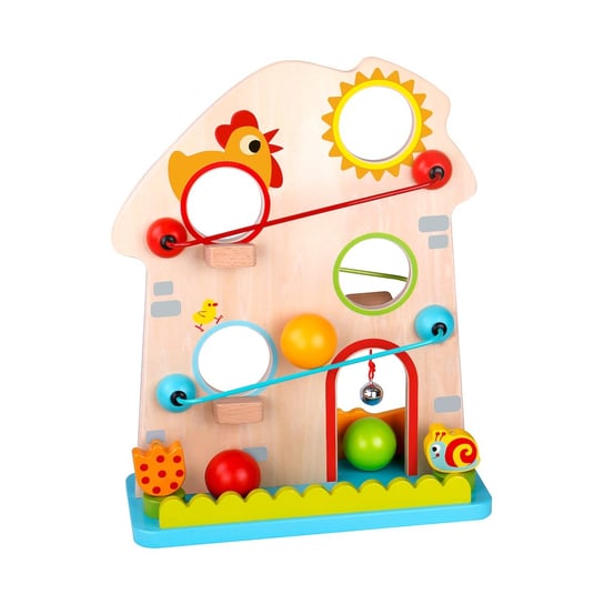 Tooky Toy, zabawka edukacyjna Domek z piłeczkami Tooky Toy