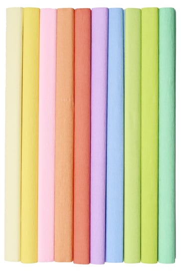 Top 2000, Bibuła marszczona CREATINIO, 50X200 MIX PASTELOWY 10 ROLEK Top 2000