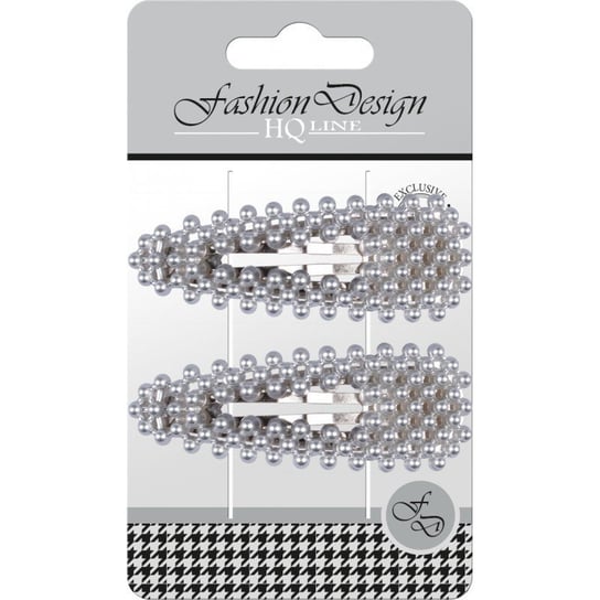 Top Choice, Fashion Design, Spinki typu "Pyk" perła srebrna (23811), 2 szt. Top Choice
