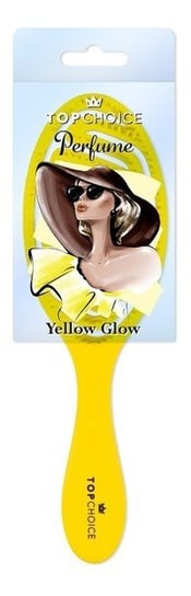 Top Choice Perfume, Szczotka do włosów, Yellow Glow, Okrągła (64524) Top Choice