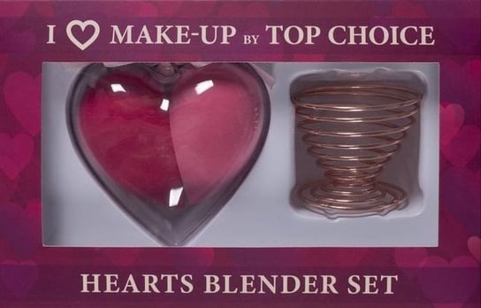 TOP CHOICE Zestaw 2 gąbek blenderów hearts Top Choice