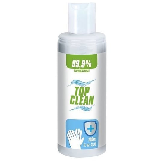 Top Clean, antybakteryjny żel do rąk bez wody, 100 ml Top Clean