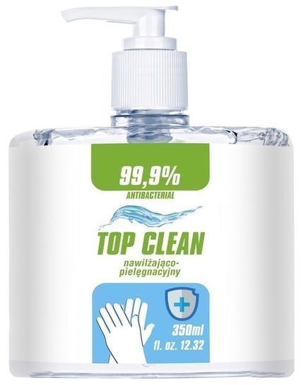 Top Clean, żel antybakteryjny bez użycia wody, 350 ml Top Clean
