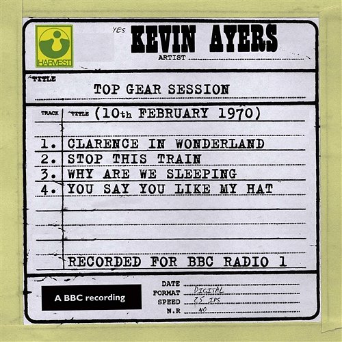 Top Gear Session (10th February 1970) Kevin Ayers