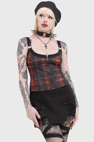 top KILLSTAR - AMBERIC (BLACK/ORANGE)-S Inna marka