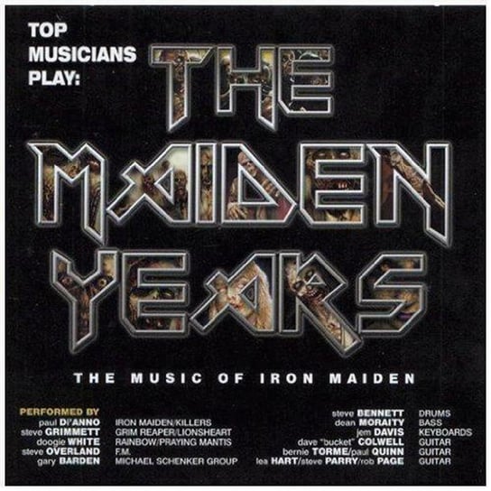 Top Musicians Play Iron Maiden Iron Maiden, Di'Anno Paul, Barden Gary John