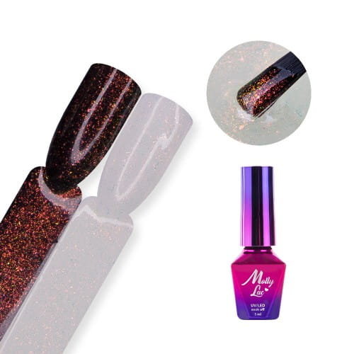 Top No Wipe Hollywood Z Drobinkami Molly Lac, Re(A)Dy To Go!, 5ml Molly Lac