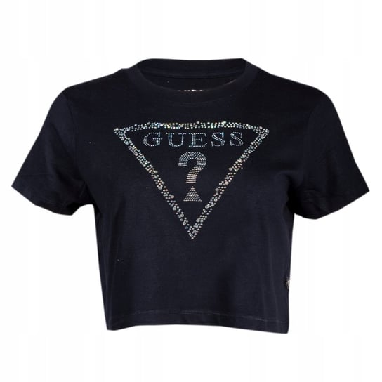 Top T-shirt GUESS Logo M1RI28 J1311 Granatowy GUESS