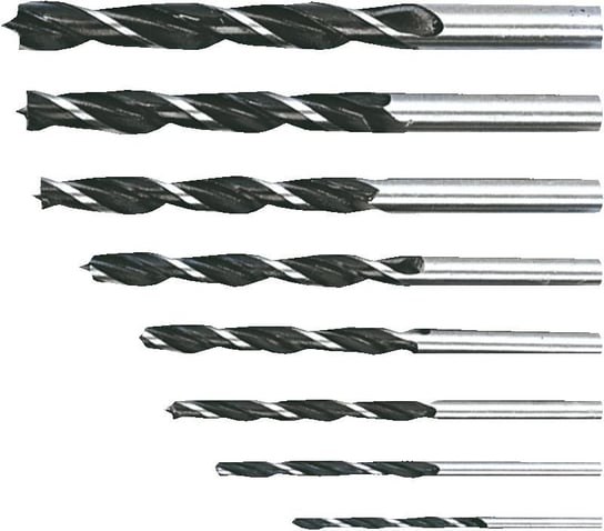 Top Tools Wiertła do drewna spiralne 4-10 mm, zestaw 5 szt. 60H805 Top Tools