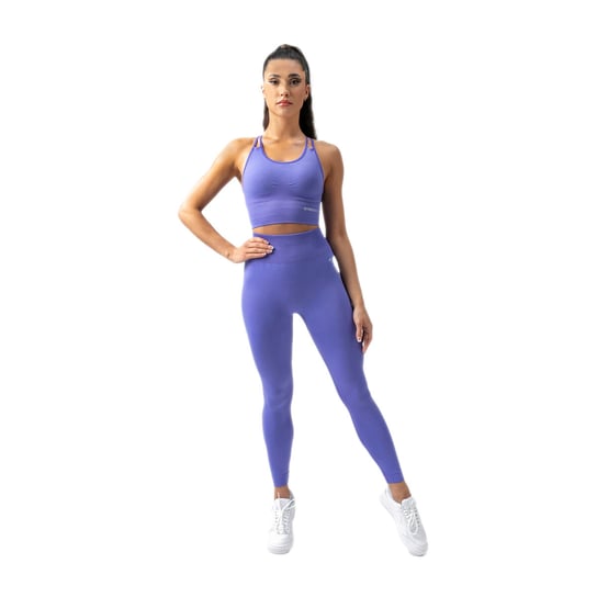 Top treningowy z miseczkami STRONG POINT Shape & Comfort fioletowy 1142 M-L STRONG POINT
