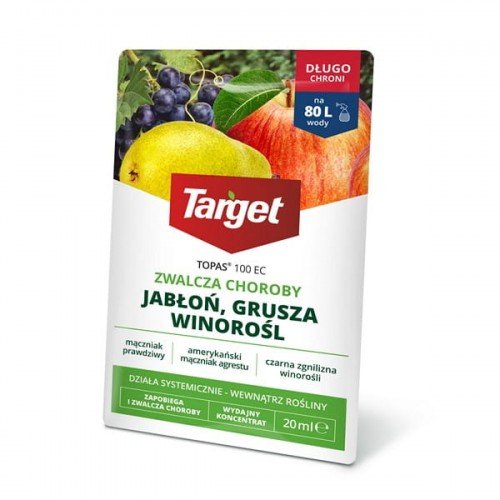 Topas 100 EC 20 ml środek zwalczający choroby jabłoni, gruszy i winorośli Target