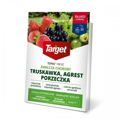 Topas 100 EC 5 ml środek zwalczający choroby agrestu, porzeczki i truskawki Target