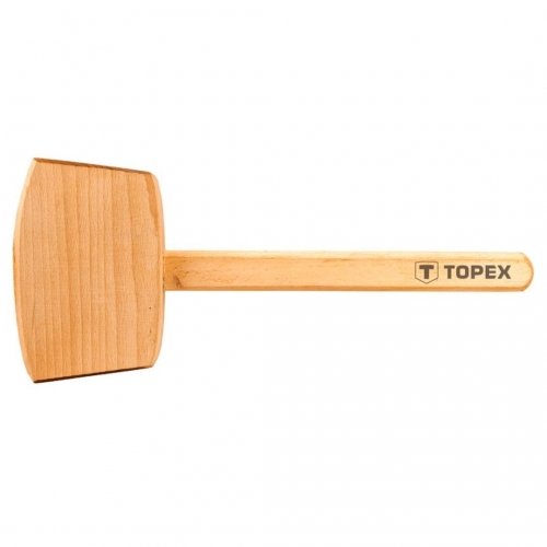 TOPEX Młotek drewniany 500 g, trzonek drewniany 02A050 Topex