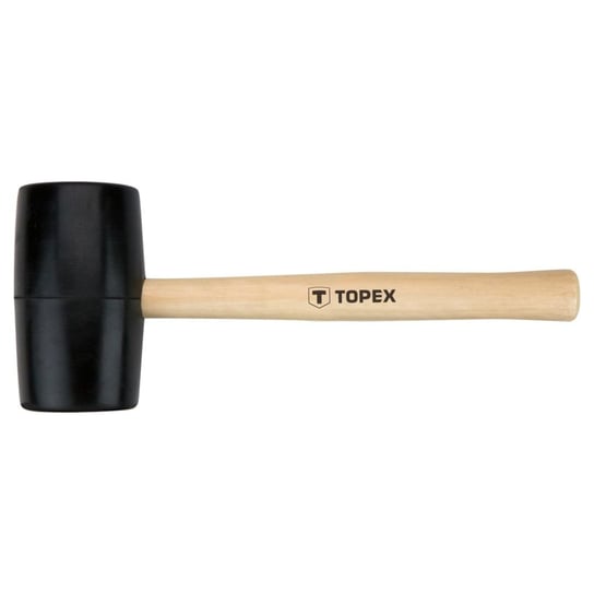 TOPEX Młotek gumowy 63 mm/680 g, trzonek drewniany 02A345 Topex