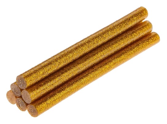 TOPEX Wkłady klejowe 8 mm, brokatowe złote, 6 szt. 4,2E+182 Topex