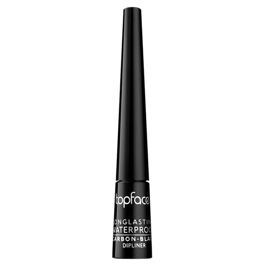 Topface, Longlasting Waterproof Eyeliner, Wodoodporny eyeliner w pędzelku Carbon Black, 2.5 ml topface