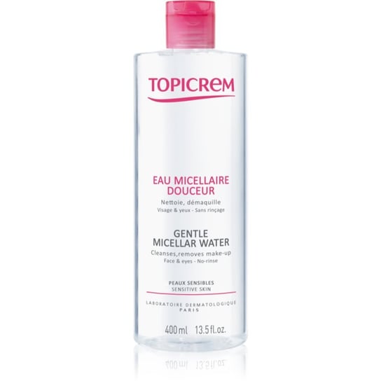 Topicrem UH FACE Gentle Micellar Water delikatnie oczyszczający płyn micelarny do skóry wrażliwej i do okolic oczu 400 ml Inna marka