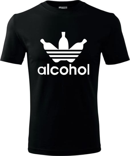 topkoszulki.pl męska koszulka, alcohol śmieszny nadruk, alkohol, rozmiar L TopKoszulki.pl®