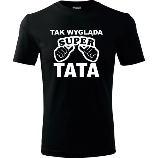 topkoszulki.pl męska koszulka, tak wygląda super tata, rozmiar XL TopKoszulki.pl®