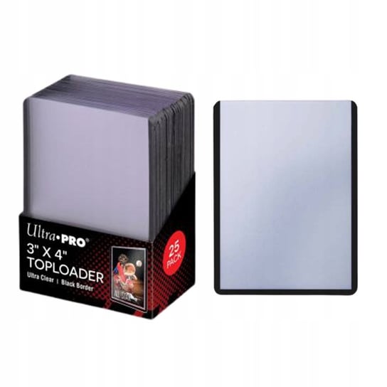 Toploader Regular Black 3x4 25 szt. Ultra Pro Inna marka