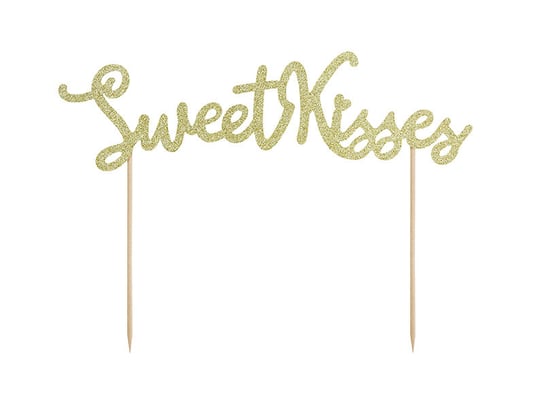 Topper na tort, Sweet Love - Sweet Kisses PartyDeco
