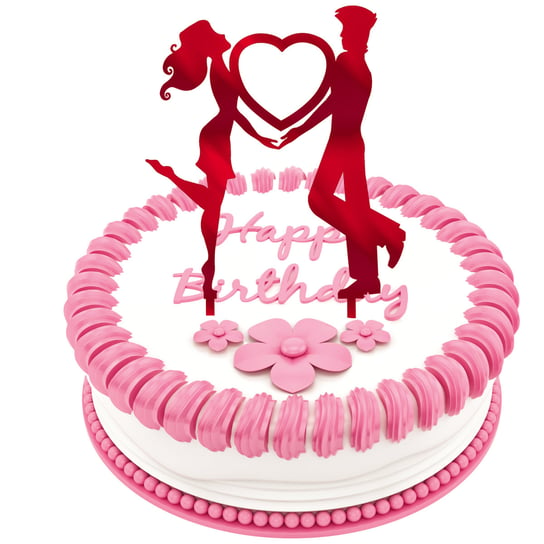 Topper Na Tort Urodzinowy Walentynki Para Piker decortrend
