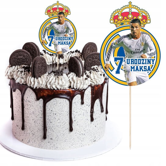 Topper Urodzinowy Na Tort Ronaldo Real Madrid Y4 Propaganda