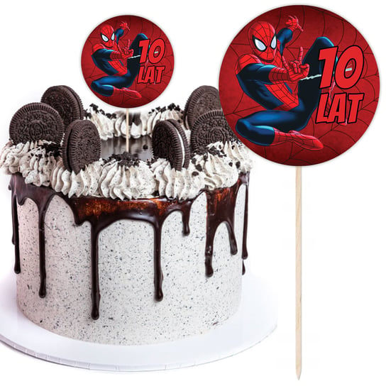Topper Urodzinowy Na Tort Spiderman Marvel Z2 Propaganda
