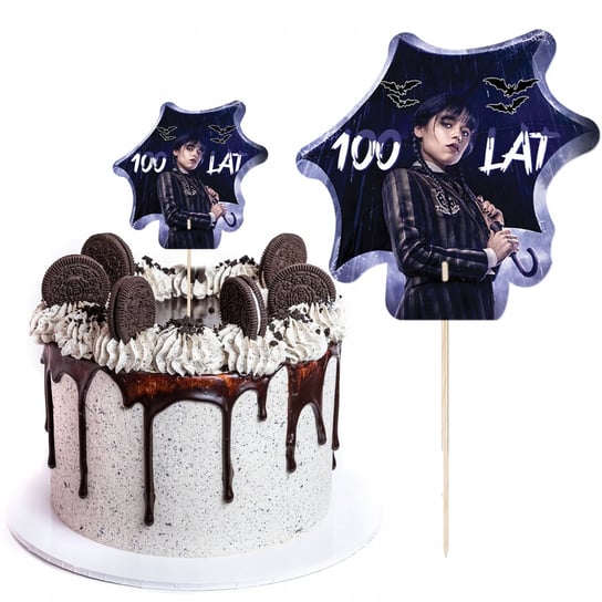 Topper Urodzinowy Na Tort Wednesday Addams Sto Y4 Propaganda