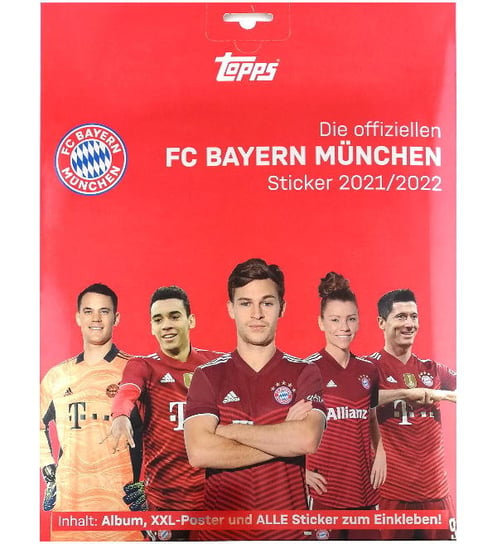 Topps FC Bayern Monachium 2021/22 Sticker-Set Inna marka