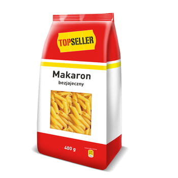 Topseller Makaron Bezjajeczny Rurki 400 G Topseller