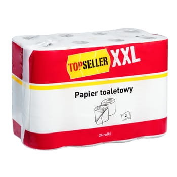 Topseller Xxl Papier Toaletowy 24 Rolki 2-Warstwowy Topseller