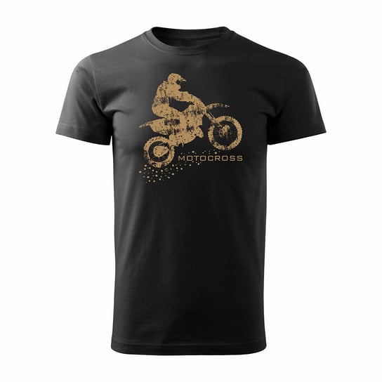 Topslang, Koszulka męska motocross z motocrossem motocykl cross, czarna, rozmiar L Topslang
