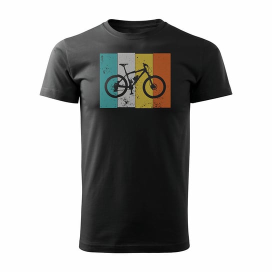 Topslang, Koszulka męska rowerowa na rower z rowerem górskim MTB, czarna, rozmiar L Topslang