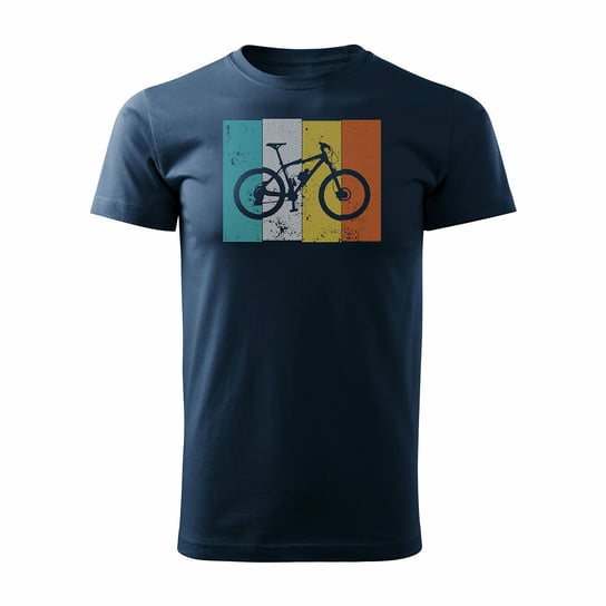 Topslang, Koszulka męska rowerowa na rower z rowerem górskim MTB, granatowa, rozmiar L Topslang