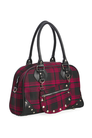 torba BANNED - WARREN PLAID RED Inna marka