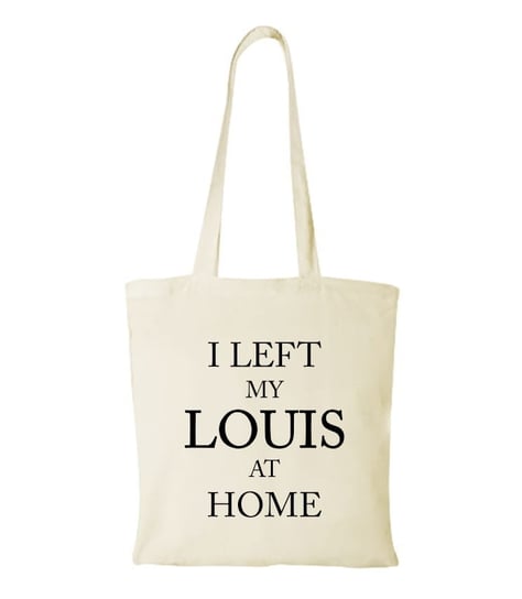Torba bawełniana na zakupy z grafiką I left my Louis at home Inna marka