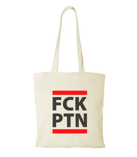 Torba bawełniana na zakupy z nadrukiem FCK PTN Inna marka