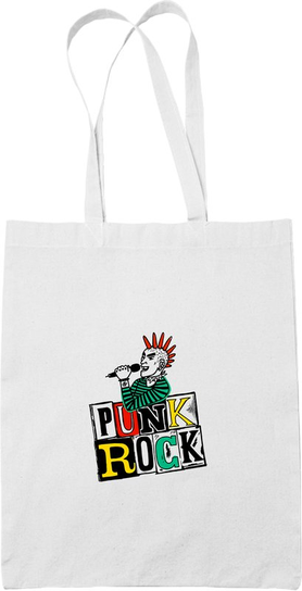 Torba Biała Punk Rock 3 Zebra