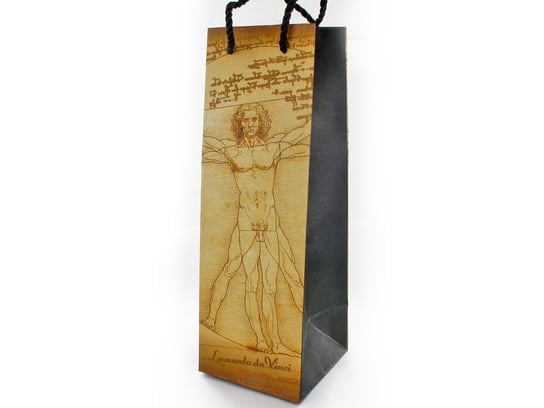 Torba butelkowa, L.Da Vinci - Czlowiek Witruwiański, 35x15x15 cm Inna marka