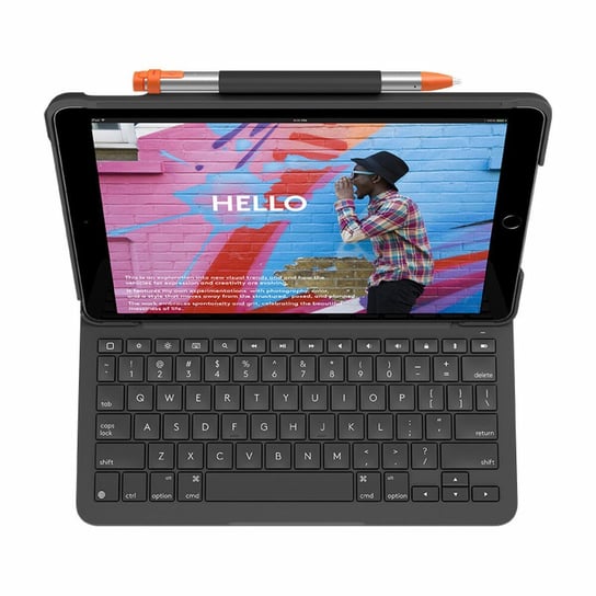 Torba na Tablet i Klawiaturę Logitech iPad 2020 | iPad 2019 | iPad 2021 Szary Qwerty Hiszpańska QWERTY Inna marka